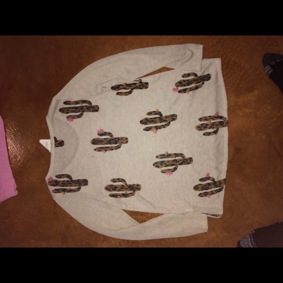 Cactus Sweater Womens Medium - Picture 2 of 3